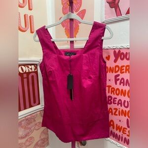 NWT OZAI N KU FUCSIA TOP